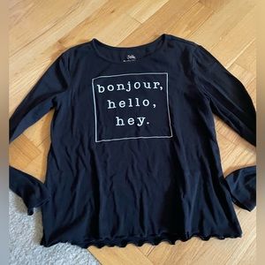 Justice Long sleeve shirt